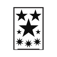 Samoljepljiva šablona Star A5