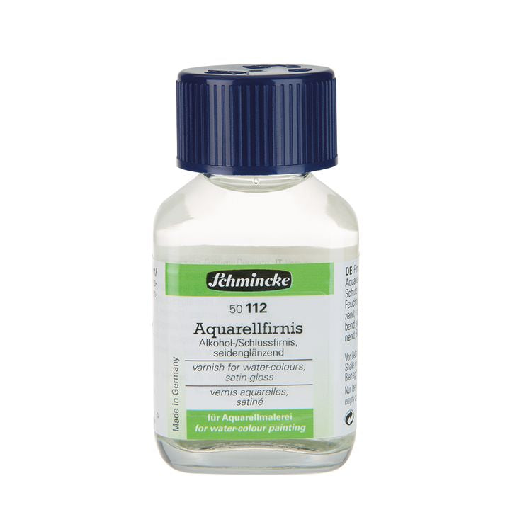 Schmincke akvarel lak sa satenskim sjajem u bočici od 60 ml za zaštitu akvarel radova.