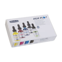 Schmincke AQUA DROP set u kartonskom pakovanju, 5 x 30 ml (primarne boje) + pokrivna bijela