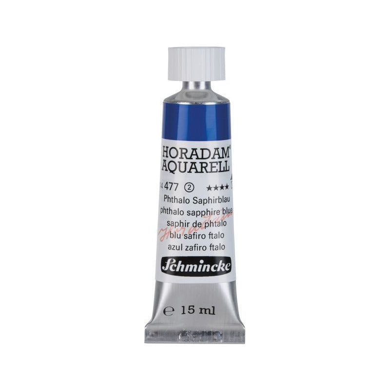 Schmincke Horadam akvarelna boja u tubi 15 ml - Onetz – 477 Falo safirno plava