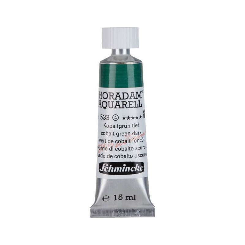 Schmincke Horadam akvarelna boja u tubi 15 ml - Onetz – 533 Kobalt zelena tamna