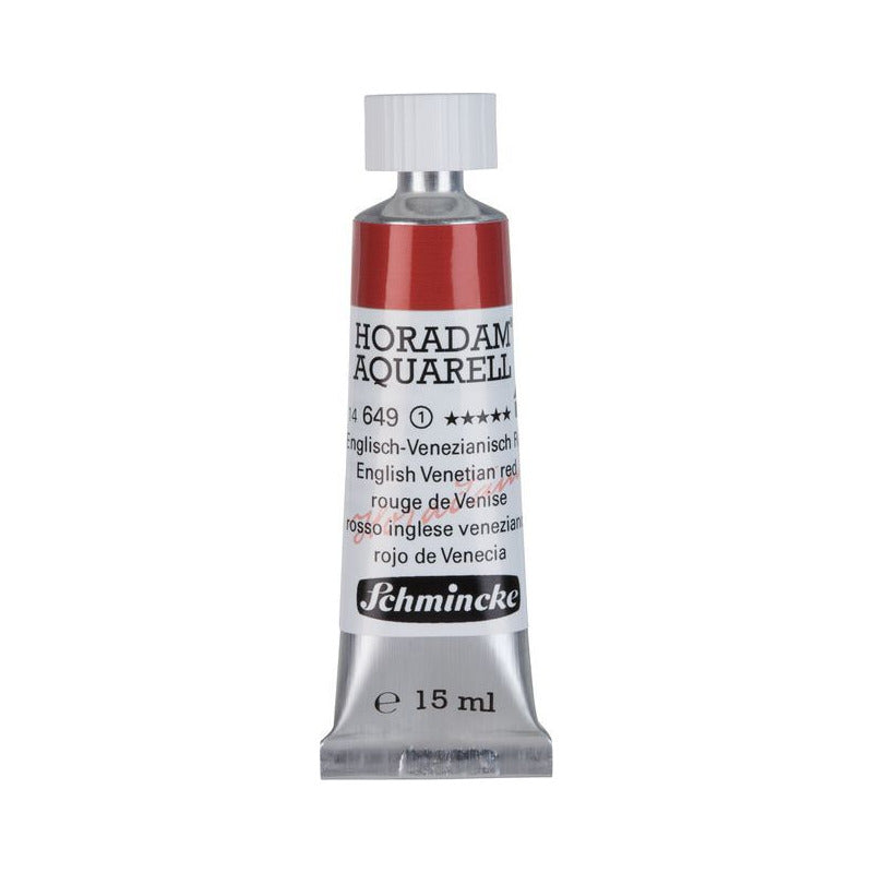 Schmincke Horadam akvarelna boja u tubi 15 ml - Onetz – 649 Engleska venecijanska crvena