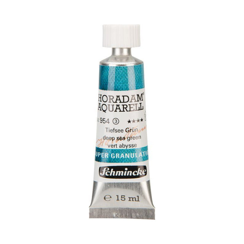 Schmincke Horadam akvarelna boja u tubi 15 ml - Onetz – 954 Duboko more zelena