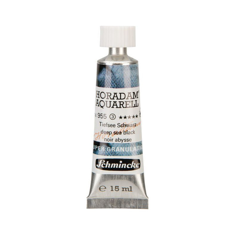 Schmincke Horadam akvarelna boja u tubi 15 ml - Onetz – 955 Duboko more crna