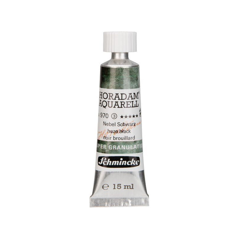 Schmincke Horadam akvarelna boja u tubi 15 ml - Onetz – 970 Maglovito crna