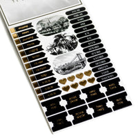 Scrapbooking blok papir A5 24 lista crni — slika 4