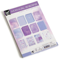 Scrapbooking blok papir A5 24 lista ljubičasti — slika 2