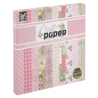 Scrapbooking papir 20 x 20 cm | ružičaste nijanse — slika 1