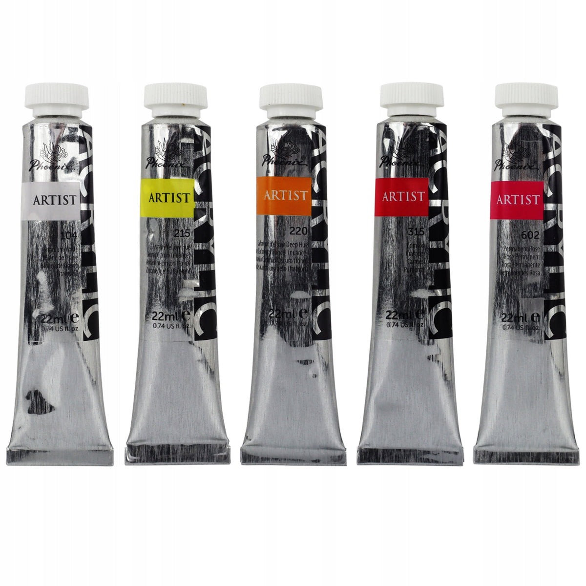 Set 10 akrilnih boja Phoenix Artist 10 x 22 ml