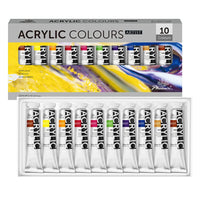 Set 10 akrilnih boja Phoenix Artist 10 x 22 ml
