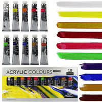 Set 10 akrilnih boja Phoenix Artist 10 x 22 ml