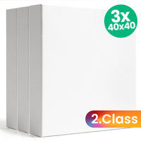 Set od tri 3D slikarska platna dimenzija 40x40 cm, 2. klasa.