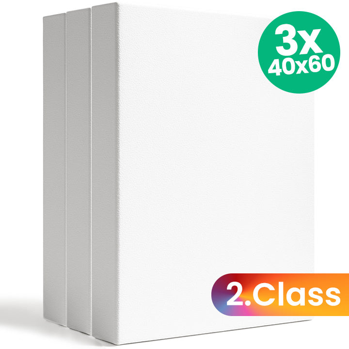 Set od tri 3D slikarska platna dimenzija 40x60 cm, 2. klasa