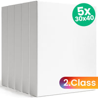 Set od 5 3D slikarskih platana dimenzija 30x40 cm, 2. klasa