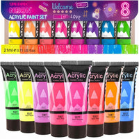 Set 8 akrilnih boja Phoenix neonske 8 x 21 ml