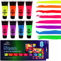 Set 8 akrilnih boja Phoenix neonske 8 x 21 ml