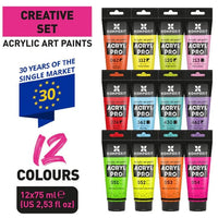 Krupni kadar tuba ACRYL PRO CREATIVE boja za umjetničko slikanje