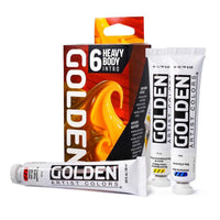Set akrilnih boja GOLDEN Heavy Body Intro 6 x 22 ml