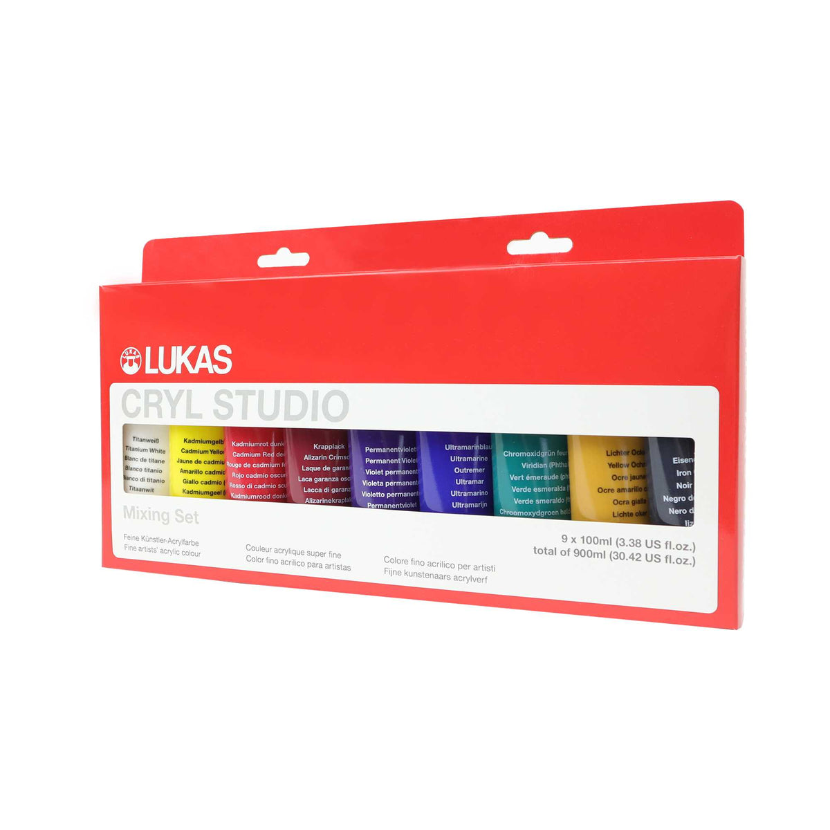 Set akrilnih boja LUKAS Cryl Studio 9 x 100 ml