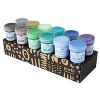 Set akrilnih boja Profil - 12 x 25 ml - hladne nijanse