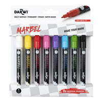 Set akrilnih markera DARWI Marbel 2 mm Bright