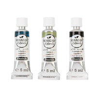 Tri tube HORADAM Naturals akvarel boja poredanih za prikaz prirodnih pigmenata.