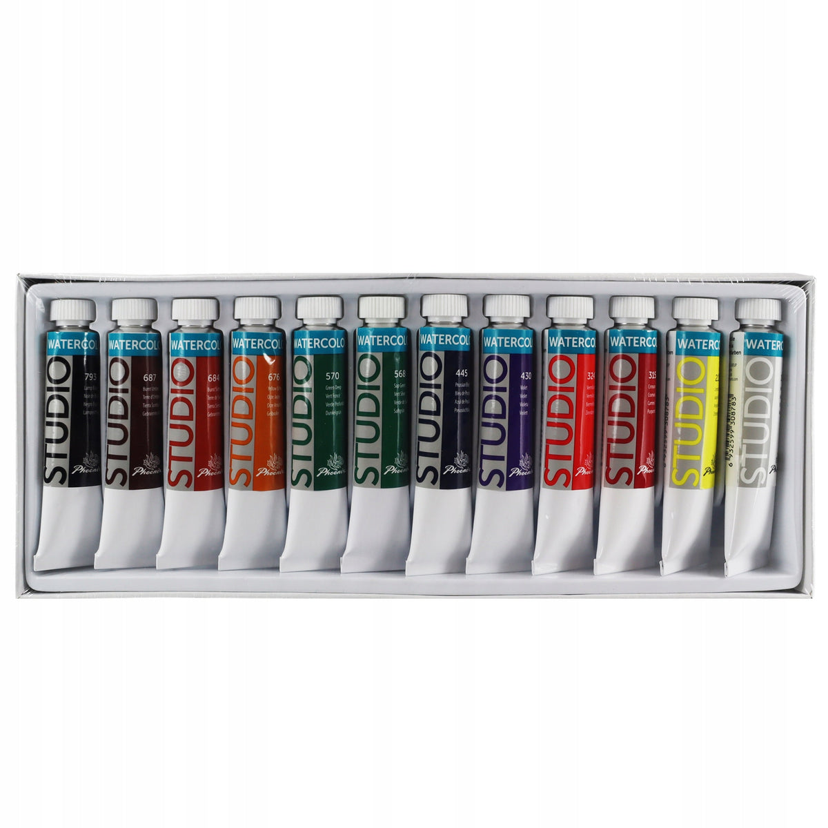 Set akvarelnih boja Phoenix, 12–24 x 12 ml