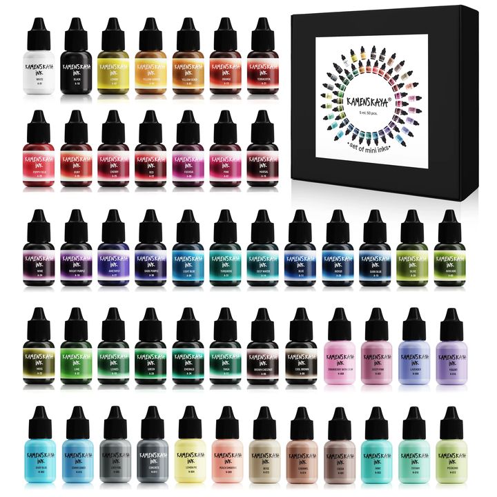 Set alkoholnih tinti KAMENSKAYA MINI 50 x 5 ml — slika 1