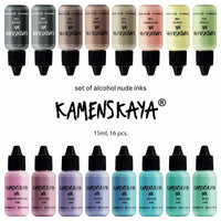 Set alkoholnih tinti NUDE KAMENSKAYA 16 x 15 ml — slika 2