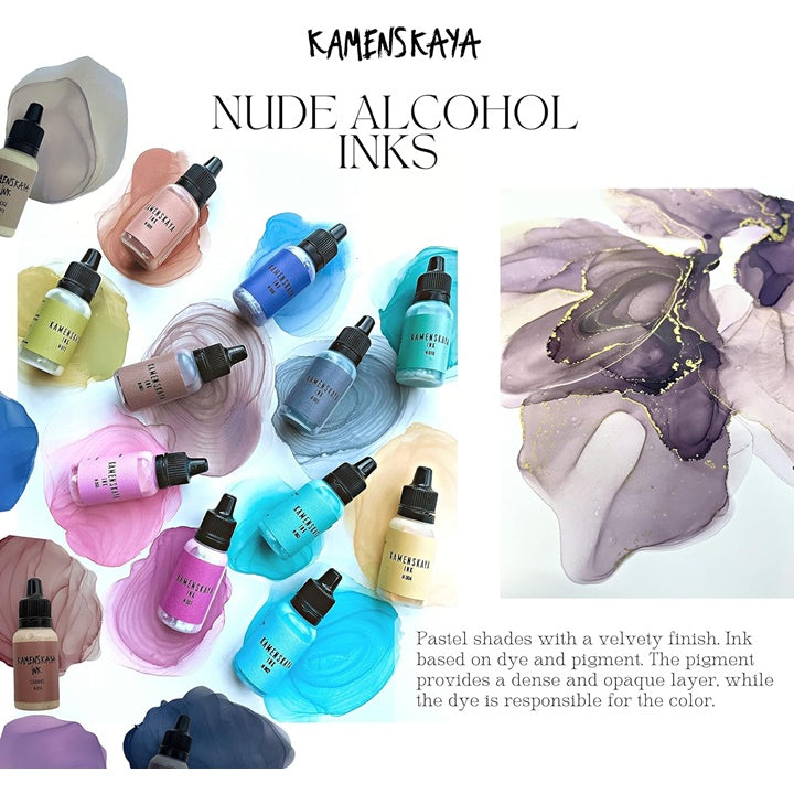 Set alkoholnih tinti NUDE KAMENSKAYA 16 x 15 ml — slika 3
