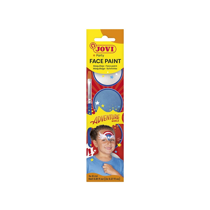 Set boja za lice Adventure s priborom 3 x 8 ml — slika 4
