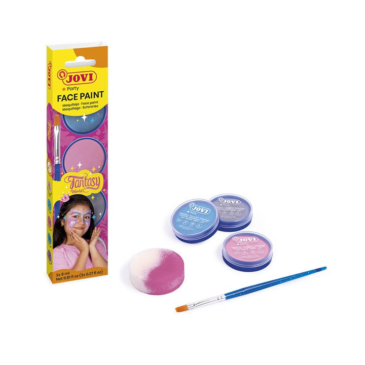 Set boja za lice Fantasy s priborom 3 x 8 ml — slika 1