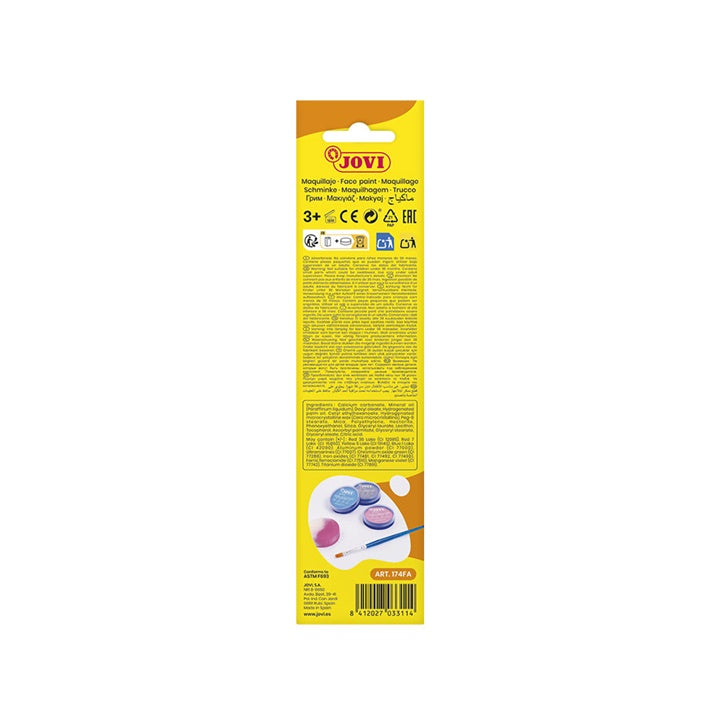 Set boja za lice Fantasy s priborom 3 x 8 ml — slika 5