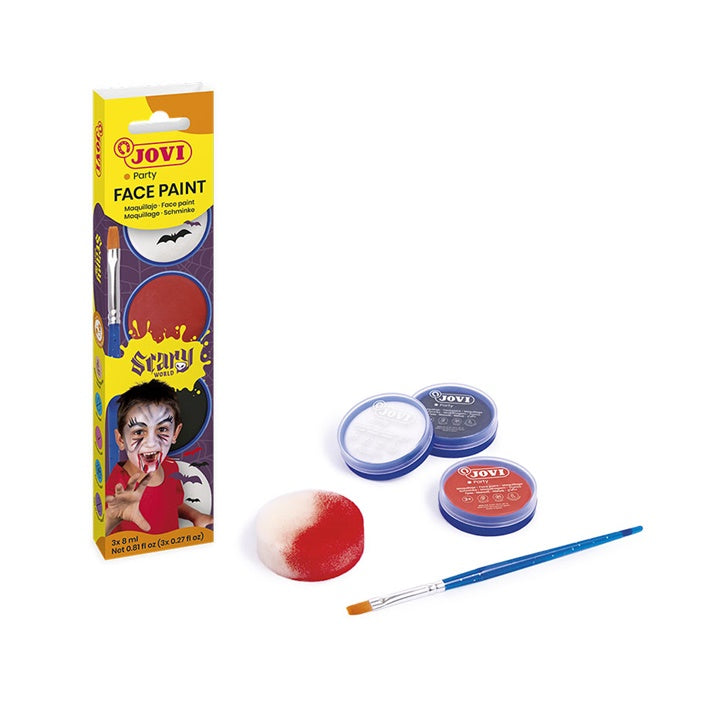 Set boja za lice Scary s priborom 3 x 8 ml — slika 1