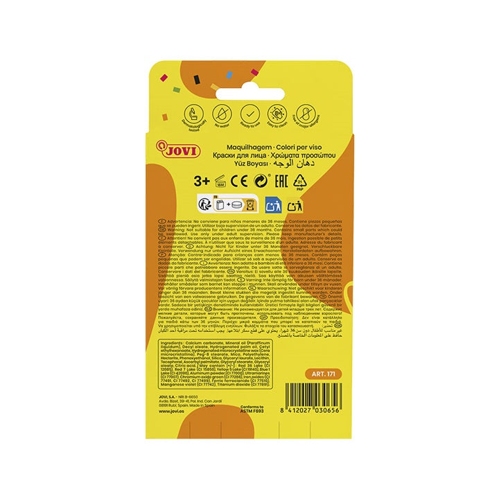 Set boja za lice u čašicama JOVI 6 x 8 ml — slika 5