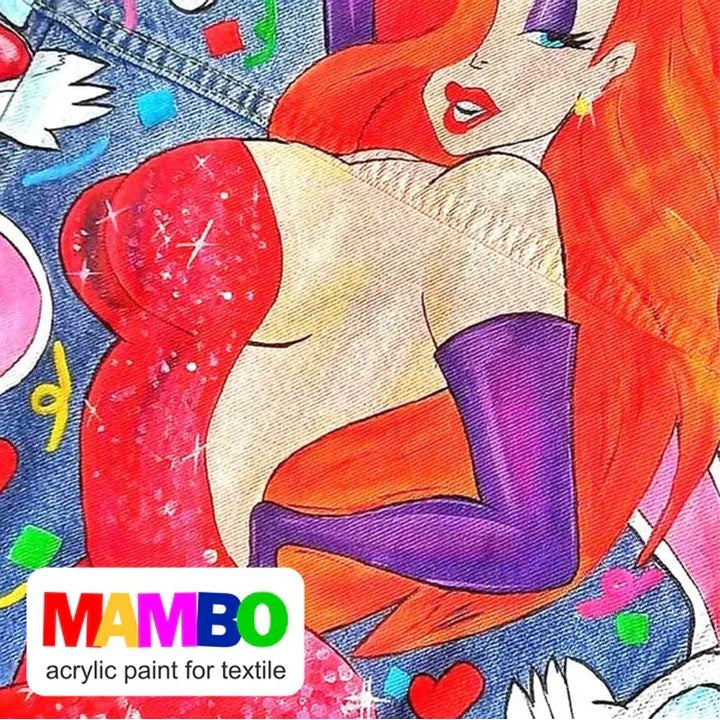 MAMBO Kompozit set boja za tekstil i kožu spreman za umjetničku upotrebu
