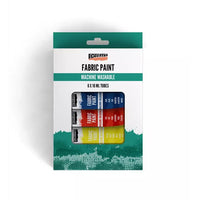 Set od šest Pentart boja za tekstil u pakovanju od 16 ml za kreativno oslikavanje tkanina.