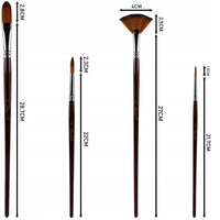 Set četkica Phoenix - 8-dijelni