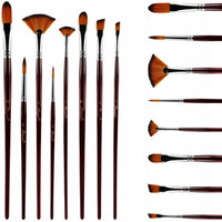 Set četkica Phoenix - 8-dijelni