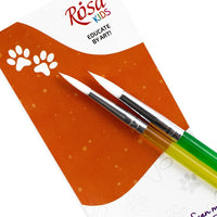 Set četkica ROSA Kids 2 kom sintetičke | okrugle br. 6, 8 — slika 2