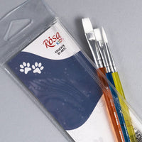 Set četkica ROSA Kids 3 kom sintetičkih | okrugla br. 6, ravna br. 6, 10 — slika 4