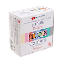 Set mat akrilnih boja Decola 9x20 ml - izaberi set – Romantic