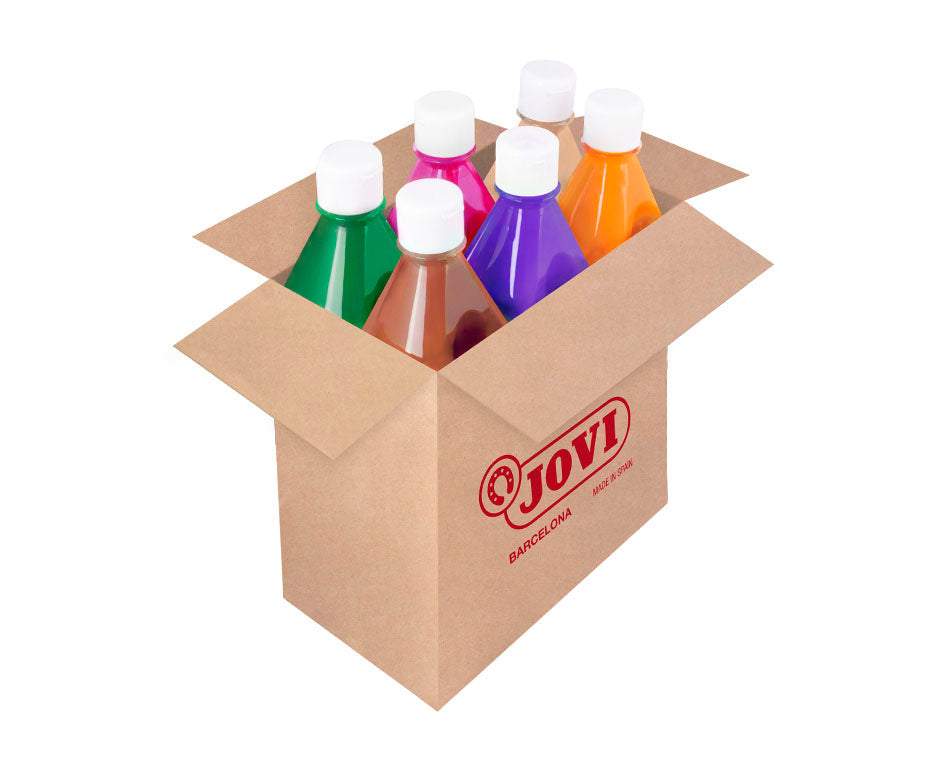 Set dječijih tečnih tempera JOVI Premium 6 x 500 ml – varijanta B