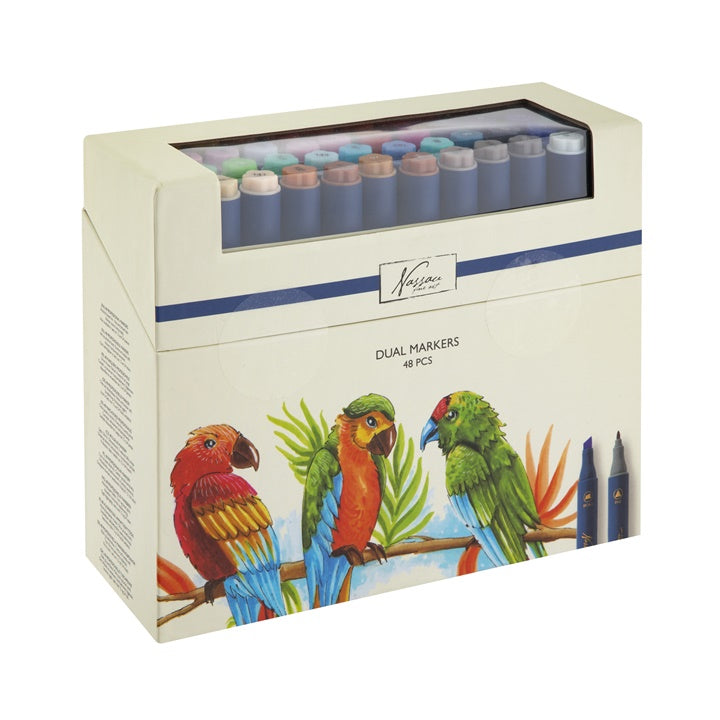 Set dvostranih markera 48 kom — slika 1