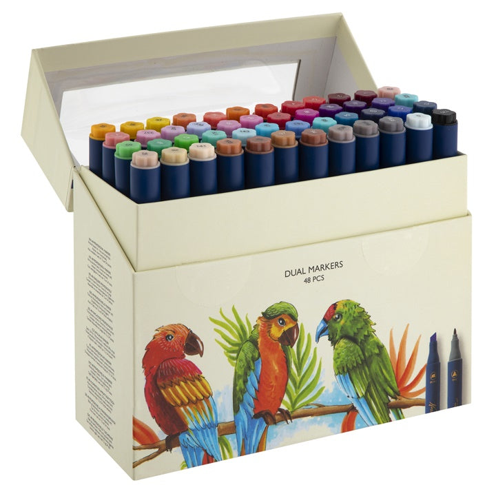 Set dvostranih markera 48 kom — slika 2