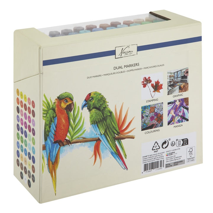 Set dvostranih markera 48 kom — slika 3