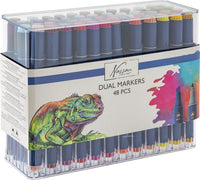 Set dvostranih markera NASSAU 48 kom — slika 1
