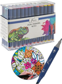 Set dvostranih markera NASSAU 48 kom — slika 3