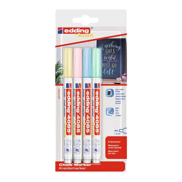 Set flomastera kredom EDDING 4085 pastelnih nijansi — slika 1