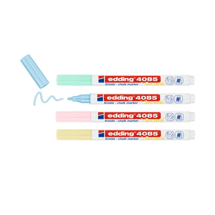 Set flomastera kredom EDDING 4085 pastelnih nijansi — slika 2